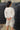 Oxford White Muslin Dress - Super soft,Nightshirt style, Self Stripe - Back