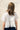 Santorini Blue and White Crop Top from exquisite Jamdani with pleats - Back