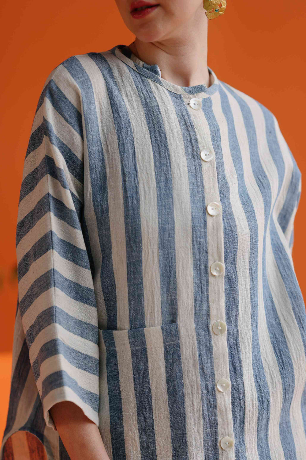 Bluebell - Stripes boxy shirt