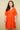 Bora Bora Orange Kaftan Dress with pintucks and drawstring waist - Full