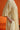 Dress with drawstrings - handwoven muslin cotton - yellow stripes- side2