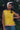 Siena Pretty little yellow sleeveless top with jamdani flower motifs - Full