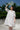 Marrakesh White one piece dress knee length , Jamdani, Relaxed Fit - Pose