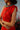 Hitachi Seaside - One shoulder cocktail maxi dress - handwoven single-origin silk - red-zoom