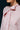 Suman Pink Tunic Shirt, Short front & Long back with cuffs and a bow - Detail