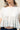 Santorini Blue and White Crop Top from exquisite Jamdani with pleats - Front