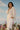 Peasant style gathered top - handwoven silk-cotton - off-white - front creative