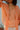 Peasant style gathered top - handwoven silk-cotton - peach - close up