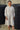 Oxford White Muslin Dress - Super soft,Nightshirt style, Self Stripe - Full