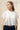 Santorini Blue and White Crop Top from exquisite Jamdani with pleats - Full