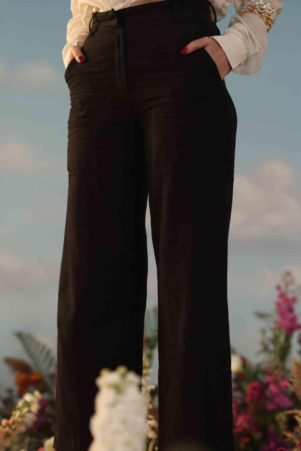 Starling - Black Flared trouser
