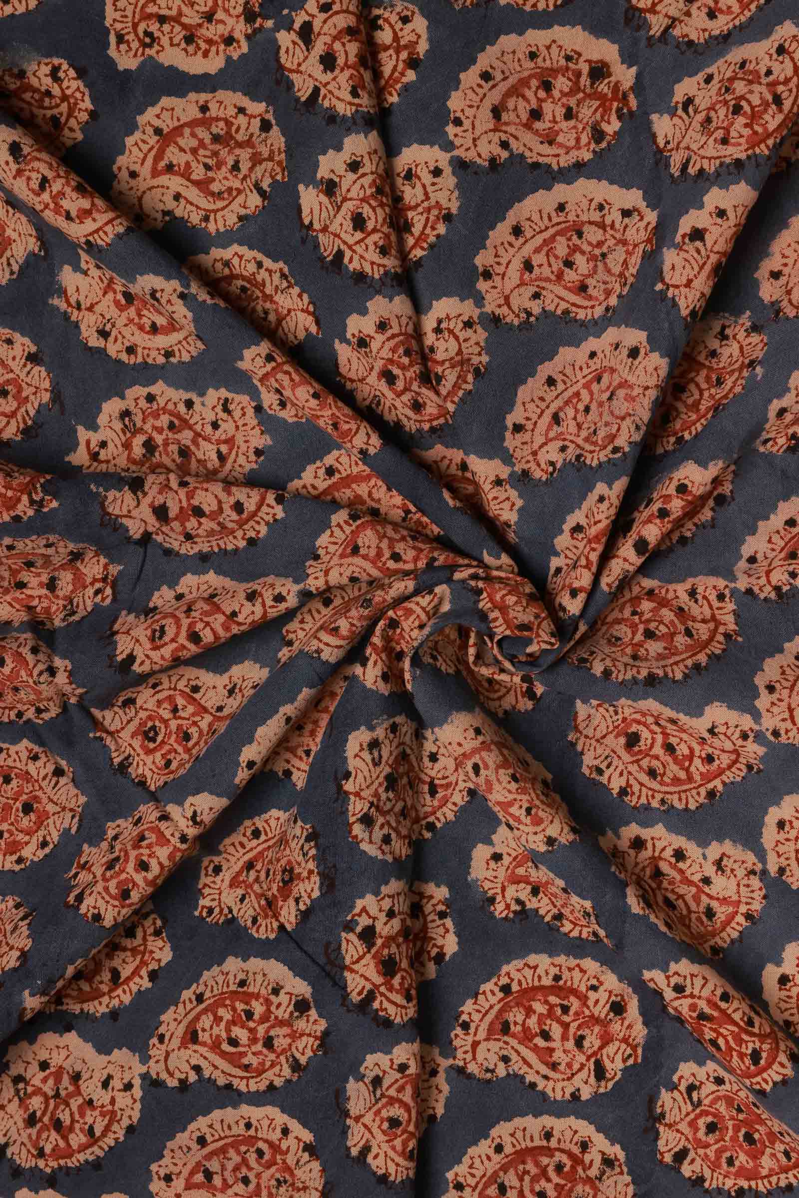 Hand Block Print in Classic Indigo