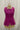 Magenta Pink Handspun Khadi Sleeveless Long Coat