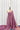 Dusty pink linen saree with gold zari border