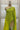 Bright Yellow Smocking Muslin Saree with Blue Border
