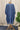 Blue Striped Muslin Jamdani Co-ord Set