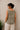 Olive Green Jamdani Cowl Neck Top