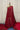 Deep Red Muslin Saree with Temple Border