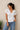 White Cropped jamdani top