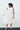 Handwoven White Muslin Jamdani Dress with Multicolour Polka dots Buttis