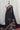 Black Muslin Rainbow Border Saree