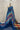 Blue Multicolour Muslin Saree