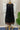 Handwoven Black Muslin Jamdani Dress with Flower Buttis