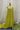 Lemon Yellow Handwoven Jamdani Saree with Green Buttis