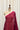 Wine Jamdani stripes saree with Pink and White Tassels