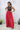 Black and Red Handwoven Jamdani Maxi Dress