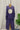 Deep Purple Muslin with Jamdani Patch Circle Co-ord Set