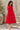 Red - Handwoven muslin Jamdani Dress