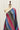 Pink multi colour stripes saree