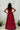 Black and Red Handwoven Jamdani Maxi Dress