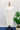 Handwoven White Muslin Midi Dress with Soft Gathers
