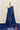 Blue and marron zari stripes jamdani saree