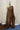 Dark Brown Striped Muslin Saree with Adjustable Dori