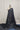 Black Muslin Saree with Striped Border