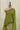Green Smocking Muslin Saree with Pink Border
