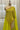 Neon Yellow Smocking Muslin Saree with Pink Border