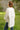 Tokyo White Khadi Shirt with oversized Jamdani motif pocket - Back