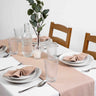Brown Table Runner , hazelnut, tailored tassles, sustainable table - Table
