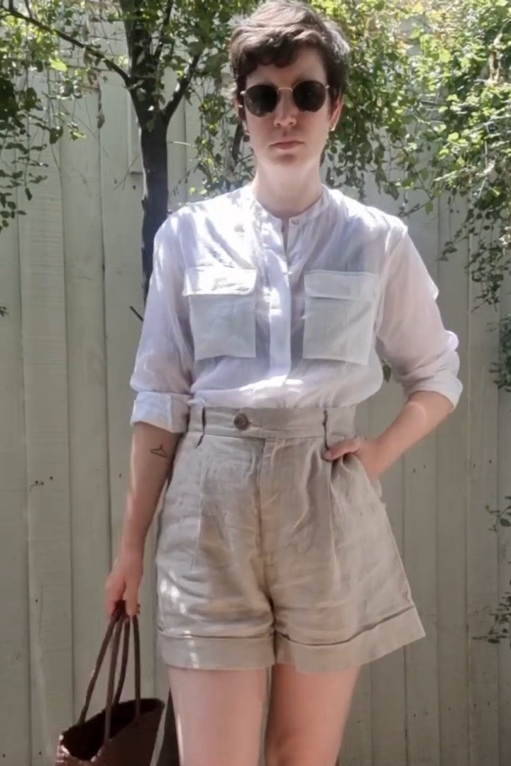 Binodini - White Muslin Shirt