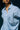 Anila Asymmetric Blue Chambray Shirt, made from Muslin - Detail