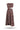 Cut-Out Detail Flared Dress-100% Cotton brown-Multi -Chintz- front g