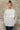 Milan White Tunic Top , Super Soft Khadi, Long and short sleeves - Full
