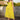 Roma Spaghetti Strap Sun Dress, Checked Lime Yellow w/ Jamdani motif - Full