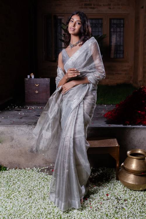 Sliver saree- Ahilyabai