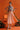 Swallowtail - Peach High Slit A line skirt