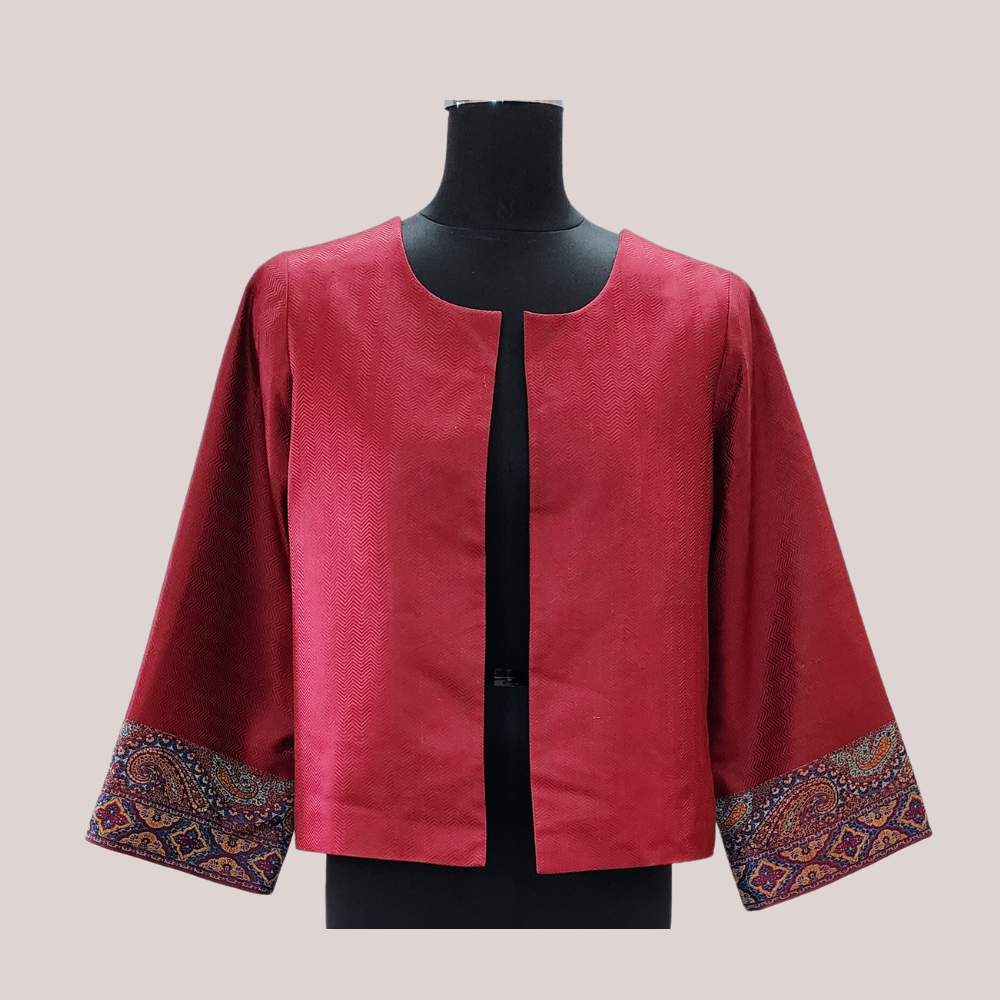 VBJ-04 Festive Edit : Bespoke Outerwear from Vintage Benarasi Saris